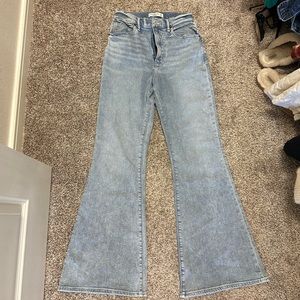 Abercrombie curve love flare jeans